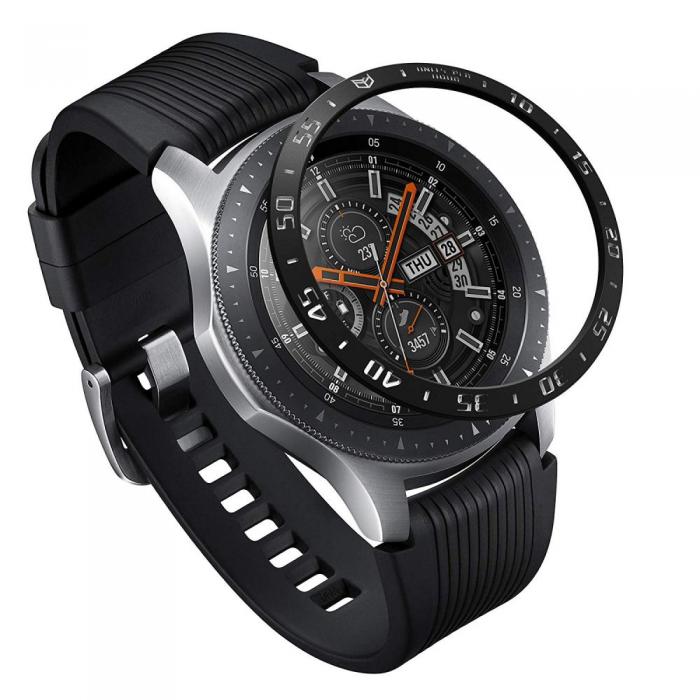 UTGATT5 - RINGKE Bezel Styling Galaxy Watch 46Mm Rostfritt Svart