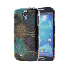 A-One Brand - Baksidesskal till Samsung Galaxy S4 i9500 - (Gröna Cirklar)