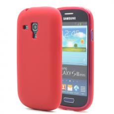 A-One Brand - Silikonskal till Samsung Galaxy S3 Mini i8190 (Röd)