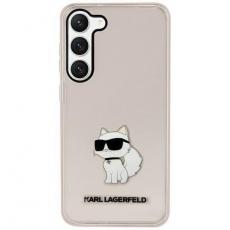 KARL LAGERFELD - Karl Lagerfeld Galaxy S23 Mobilskal Ikonik Choupette - Rosa