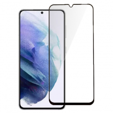 A-One Brand - [1-Pack] Galaxy A24 4G Härdat Glas Skärmskydd - Svart