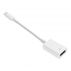 Forcell - Adapter OTG till USB-A - iPhone Lightning 8-pin Vit