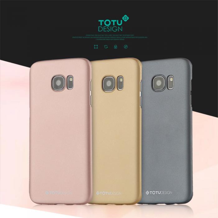 A-One Brand - TOTU Color Series Skal till Samsung Galaxy S7 Edge - Guld