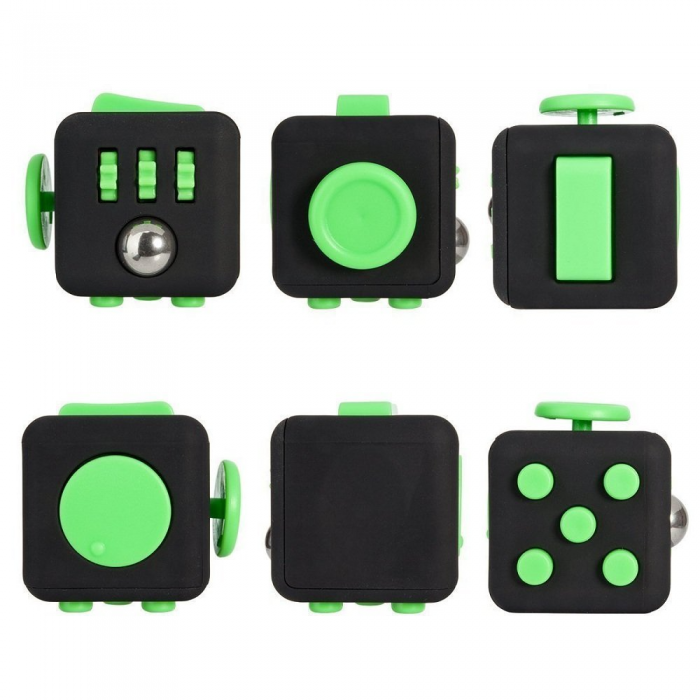UTGATT5 - Fidget Cube - Sensory Toy - Anti Stress - Grn