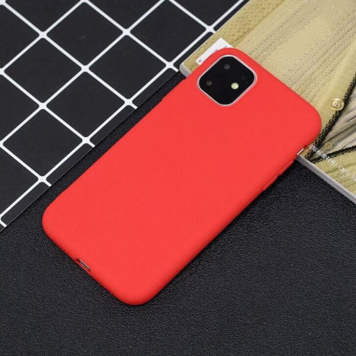 A-One Brand - Silicone case iPhone 11 Pro skal Rd