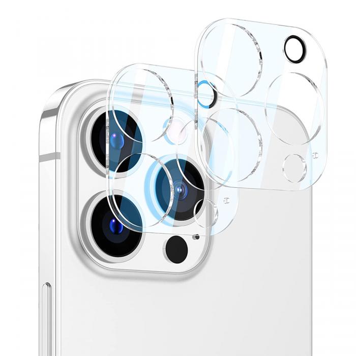 [2-Pack] Kameralinsskydd i Hrdat Glas iPhone 13 Pro Max