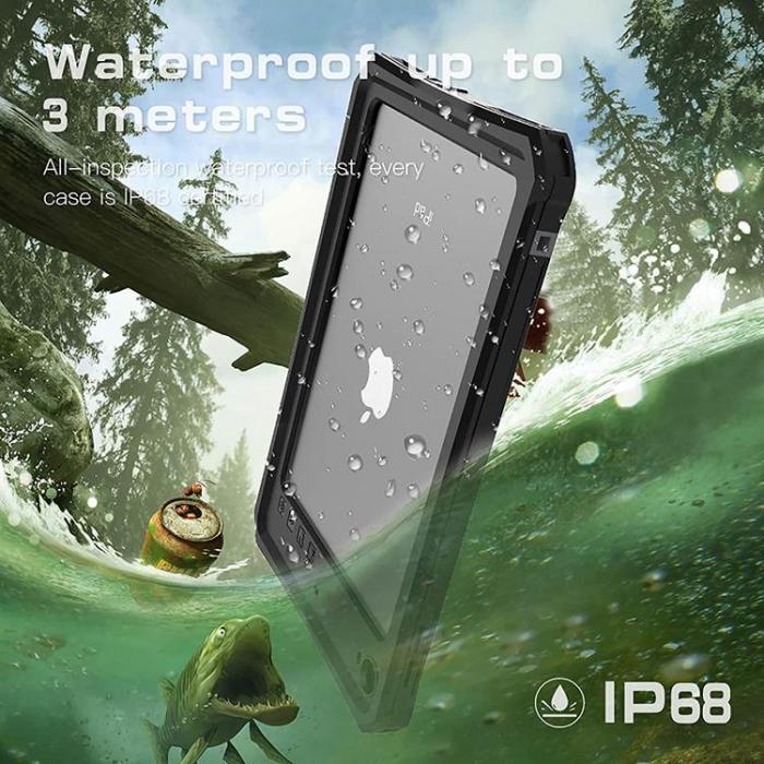 A-One Brand - iPad Mini 6 (2021) Skal SHELLBOX IP68 Vattentt - Svart