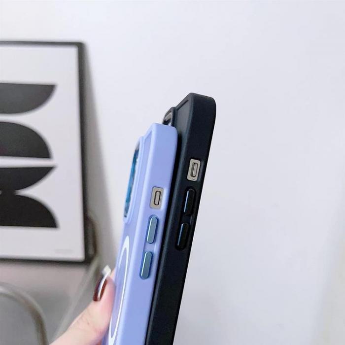A-One Brand - iPhone 15 Plus Mobilskal MagSafe Magnetic Matte - Svart