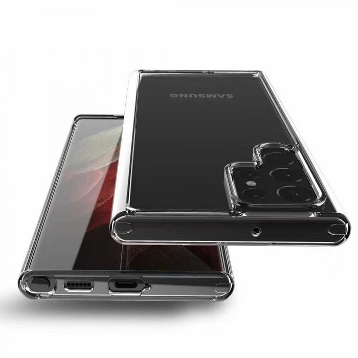 A-One Brand - Samsung Galaxy S22 Ultra Skal Clear 2mm Mjukplast Clear