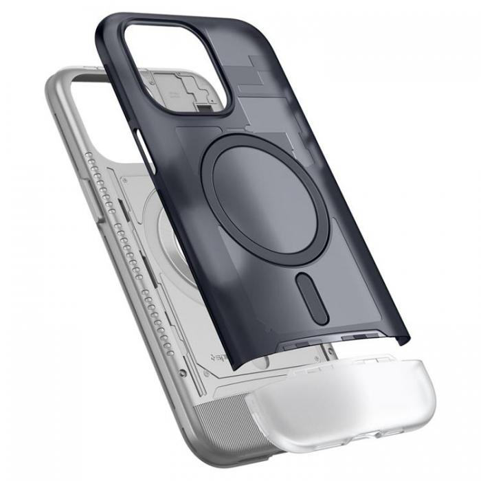 Spigen - Spigen iPhone 15 Pro Mobilskal Magsafe Classic - Graphite