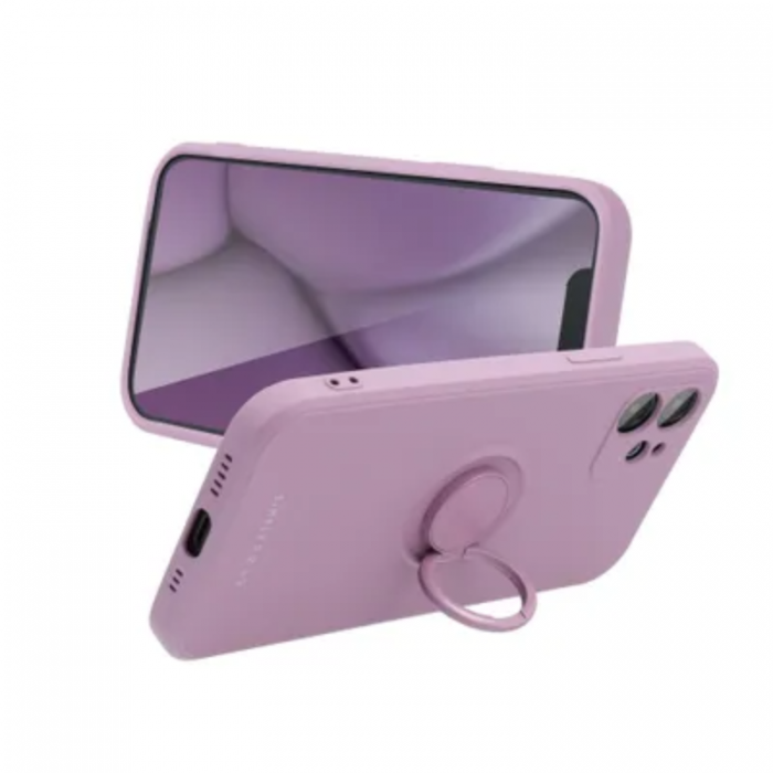 Roar - Roar iPhone 15 Plus Mobilskal Ringhllare Amber - Lila
