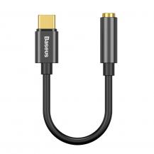 BASEUS - BASEUS Adapter USB-C To Jack 3.5Mm Svart