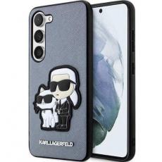 KARL LAGERFELD - Karl Lagerfeld Galaxy S23 Skal Saffiano Karl & Choupette - Grå