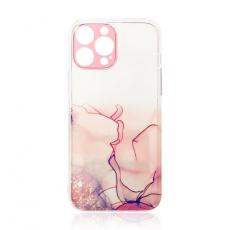 A-One Brand - iPhone 13 Pro Skal Gel Marble - Rosa