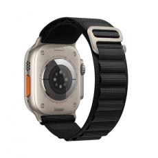 Forcell - Forcell Apple Watch (42/44/45/49mm) Armband F-Design - Svart