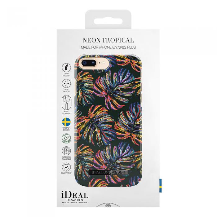 UTGATT5 - iDeal of Sweden Fashion Case iPhone 6/6S/8/7 Plus - Neon Tropical