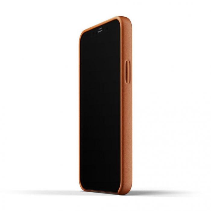 UTGATT1 - Mujjo Full Leather Case iPhone 12 & 12 Pro - Tan