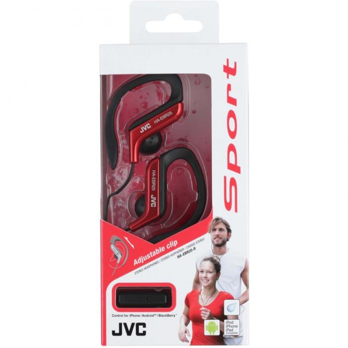 UTGATT5 - JVC Hrlur EBR25 Sport In-Ear Clip Mic Rd