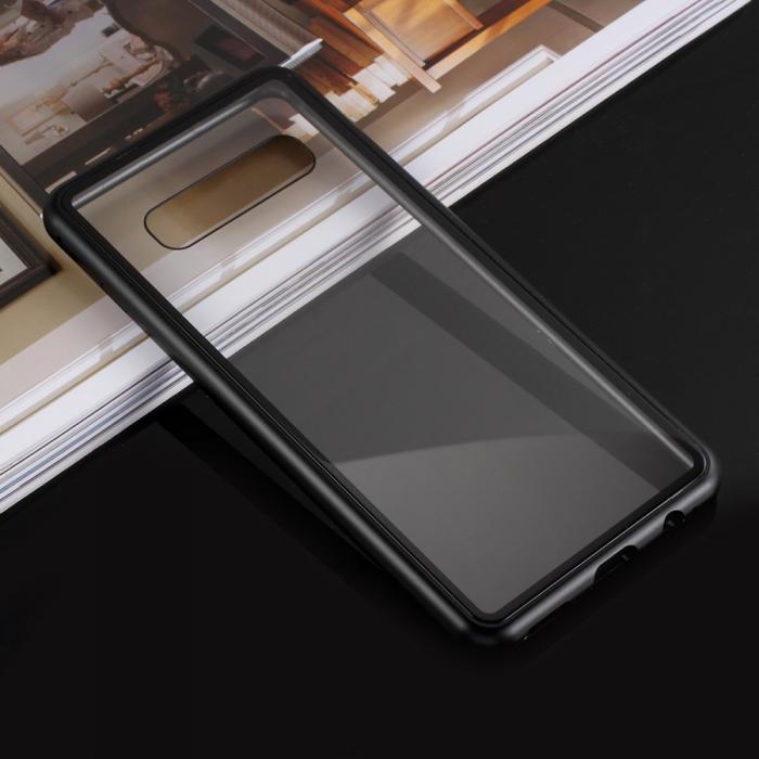 A-One Brand - Detachable Metal Bumper till Samsung Galaxy S10 Plus - Svart