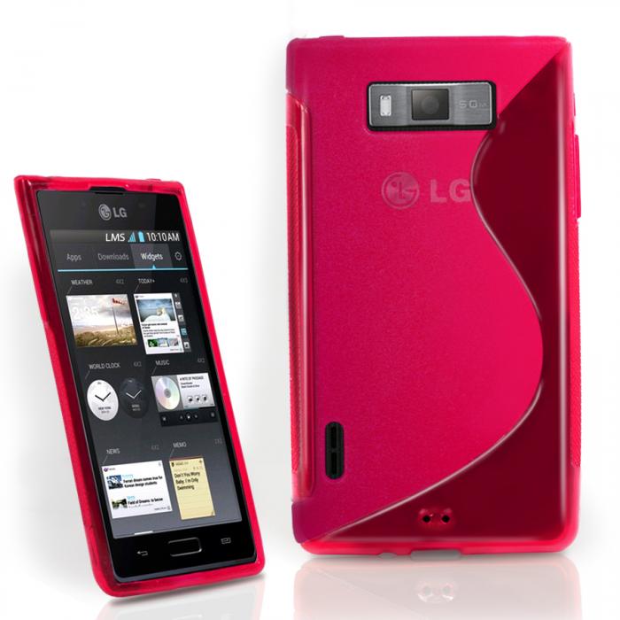 UTGATT4 - FlexiCase Skal till LG Optimus L7 - P700 - (Rosa)