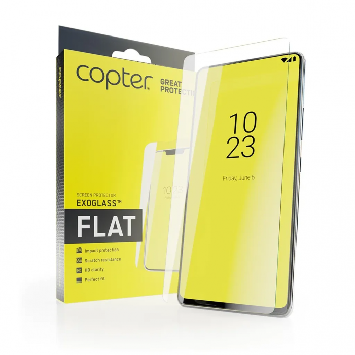 Copter - Copter Exoglass Flat Hrdat Glas Skrmskydd Google Pixel 6A