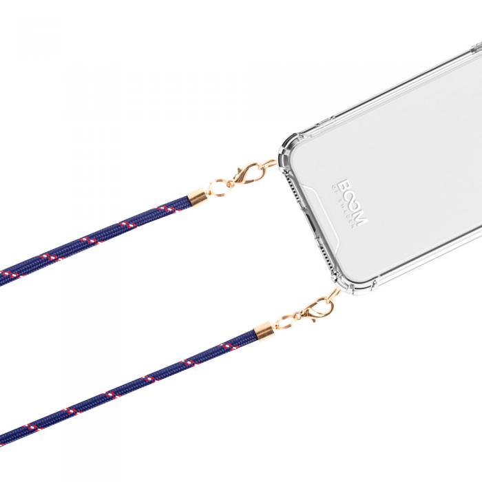 UTGATT1 - Boom iPhone 5/5S/SE skal med mobilhalsband- Rope RedBlue