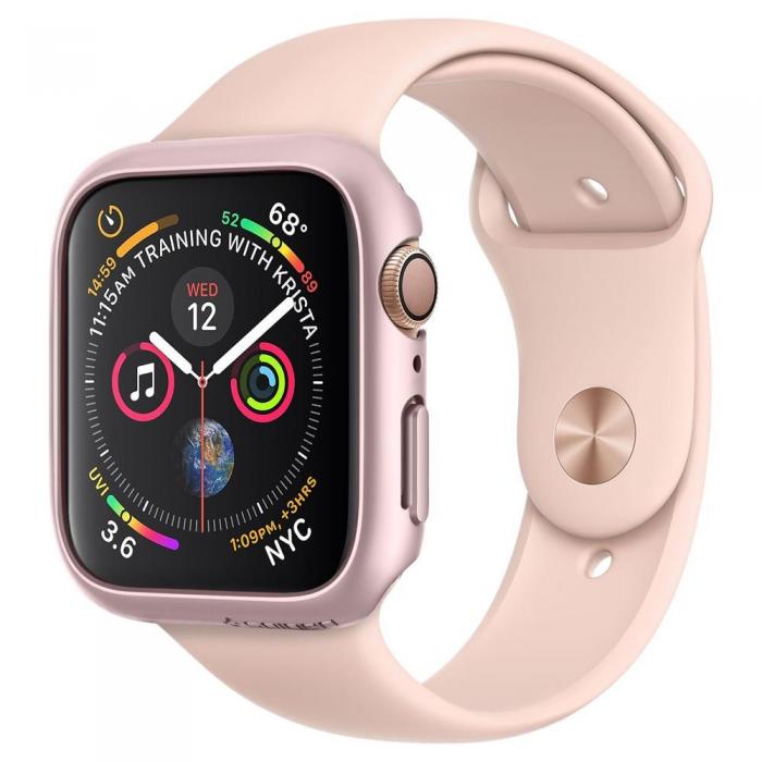 UTGATT5 - Spigen Thin Fit Apple Watch 4/5 (44Mm) Rose Guld