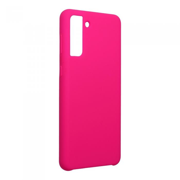 Forcell - Forcell Silikon Skal till Samsung Galaxy S21 Plus Magenta