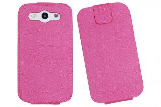 A-One Brand - Luxury flip mobilväska till Samsung Galaxy S3 i9300 (Rosa)