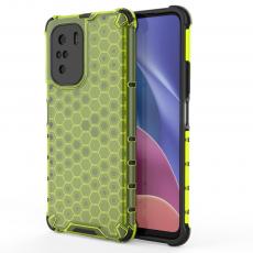 Ruhtel - Honeycomb Armor Bumper Skal Redmi Poco F3 - Grön