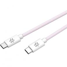 Celly - CELLY USB-C till USB-C kabel 60W 1.5m - Rosa