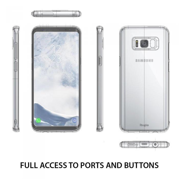 UTGATT5 - Ringke Slim Skal till Samsung Galaxy S8 - Svart