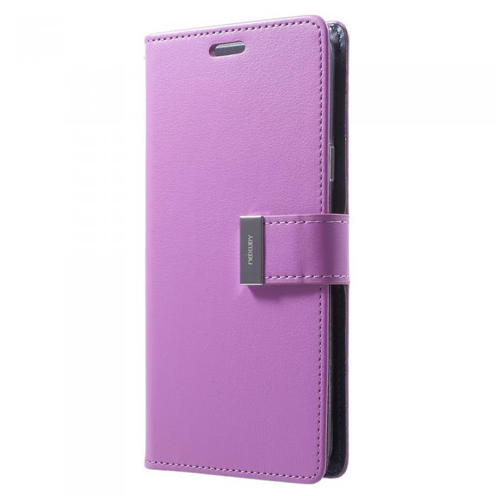 UTGATT4 - Mercury Rich Diary Plnboksfodral till Samsung Galaxy S9 Plus - Lila