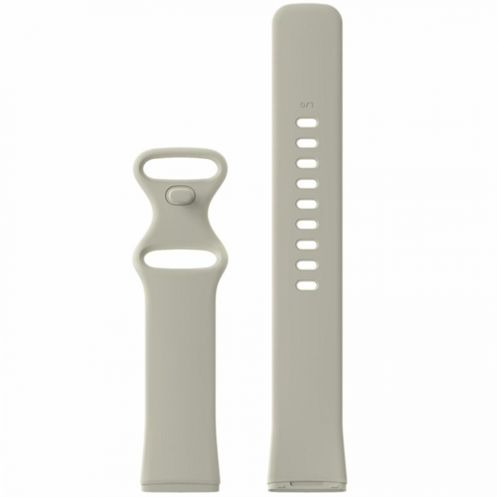 A-One Brand - Fitbit Versa 3/Sense Armband Silikon Large - Beige