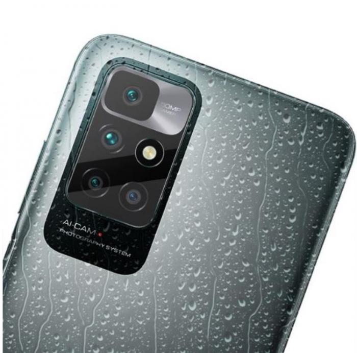 A-One Brand - [1-Pack] Xiaomi Redmi 10 4G (2021/2022) Kameralinsskydd i Hrdat glas - Clear