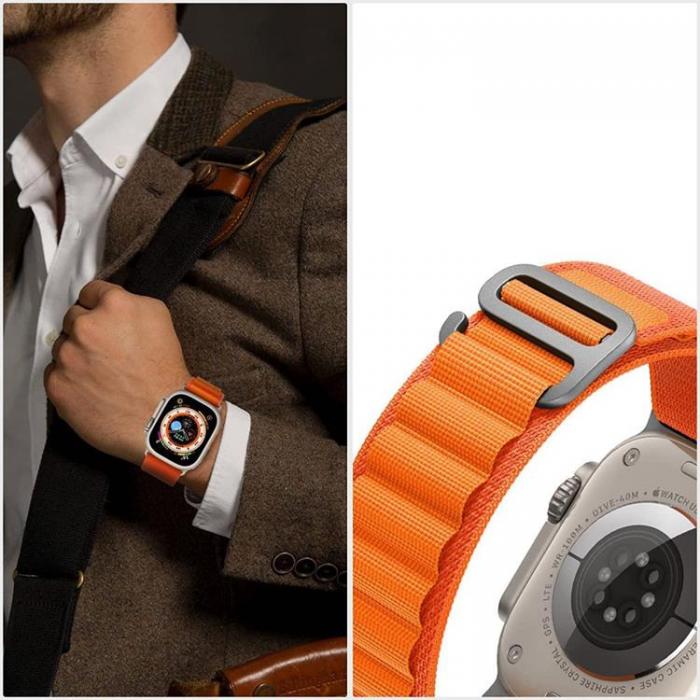 Tech-Protect - Nylonarmband Samsung Galaxy Watch 6 (44mm) - Orange