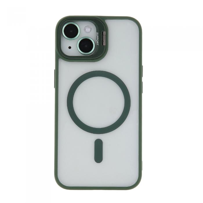 OEM - iPhone 13 Mrkgrn Mag-fodral med Extra Lens