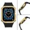 Ruhtel - Armband kompatibelt med Apple Watch 4/5/6/7/SE (42/44/45mm) Svart