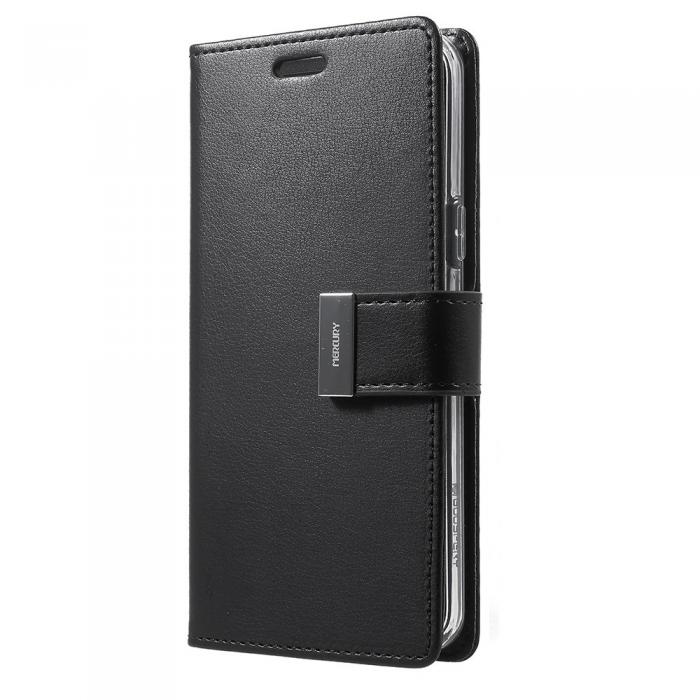UTGATT4 - Mercury Rich Diary Plnboksfodral till Samsung Galaxy S9 - Svart