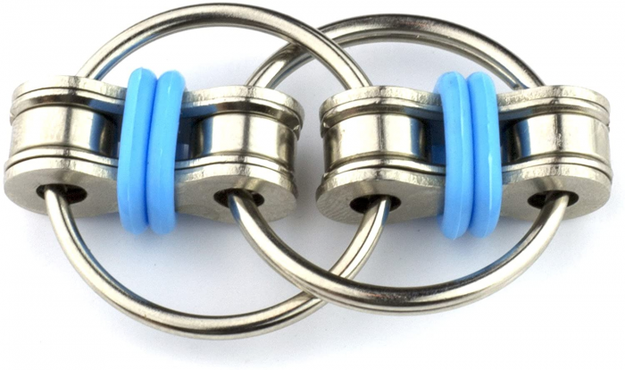 Fidget Toys - Fidget Chain Ring - Flippy Chain Toy - Bl