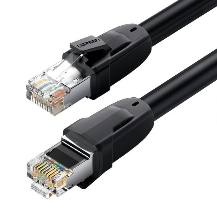 UTGATT5 - UGreen Ethernet Kabel RJ45 Cat 8 T568B 20 m Svart