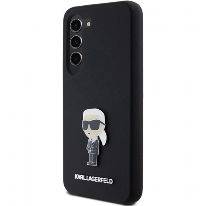 KARL LAGERFELD - Karl Lagerfeld Galaxy S23 Plus Mobilskal Silikon Ikonik Metal Pin