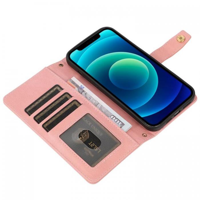 A-One Brand - iPhone 14 Pro Plnboksfodral Flip - Rosa
