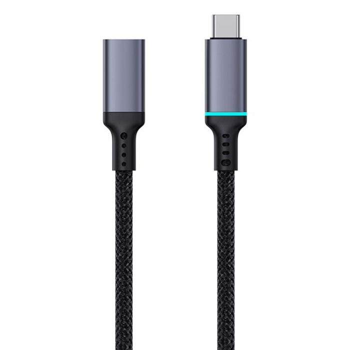 BASEUS - Baseus Frlngning Kabel USB-C Hane/USB-C Hona 0.5m - Svart