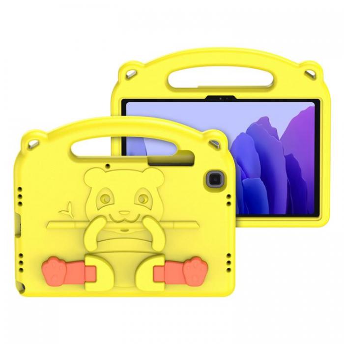 UTGATT5 - Dux Ducis Panda Kids Soft Tablet Skal Galaxy Tab A7 10.4 2020 - Gul