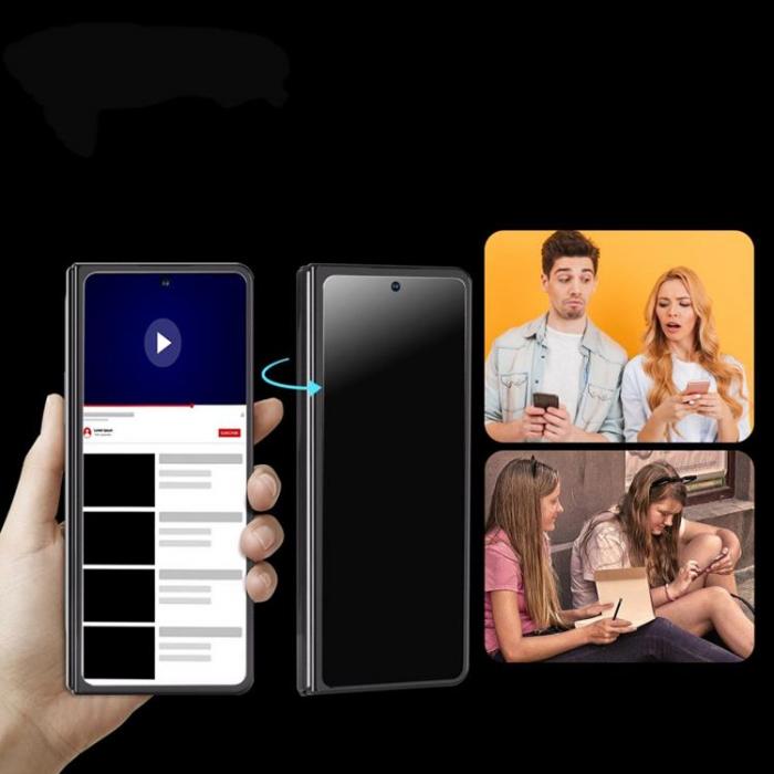 Whitestone - Whitestone Galaxy Z Fold 5 Hrdat Glas Skrmskydd Privacy
