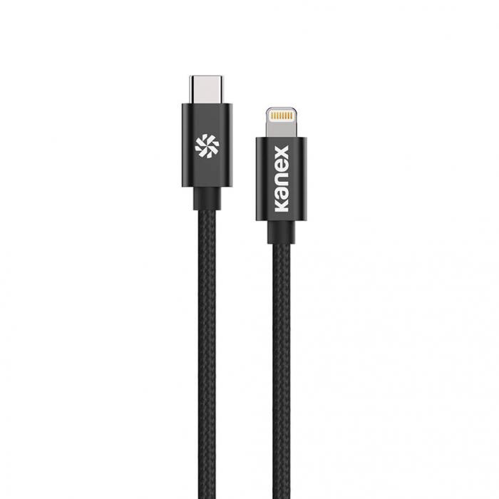 UTGATT1 - Kanex Durabraid USB-C till Lightningkabel 2m - Matt svart