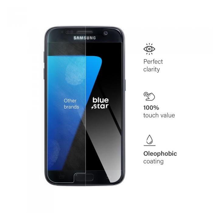 Blue Star - Blue Star Hrdat Glas Skrmskydd till Samsung (SM-G930) Galaxy S7