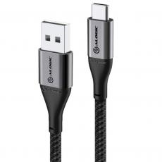 ALOGIC - ALOGIC Ultra USB-A till USB-C kabel 30cm - Rymdgrå