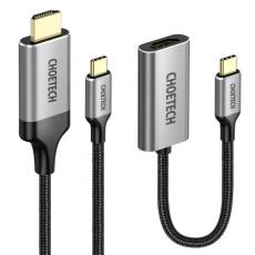 Choetech - Choetech HUB USB-C till HDMI Kabel 2m - Grå